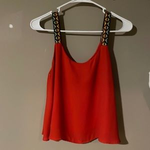 Burnt Orange Crop Top